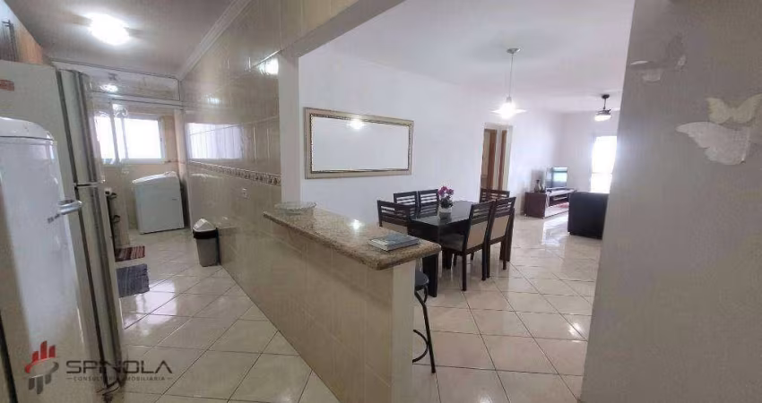 Apartamento com 3 dormitórios à venda, 102 m² por R$ 795.000,00 - Maracanã - Praia Grande/SP
