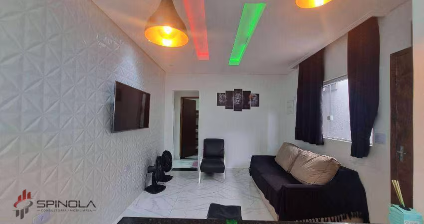 Casa com 2 dormitórios à venda, 70 m² por R$ 580.000,00 - Vila Caiçara - Praia Grande/SP