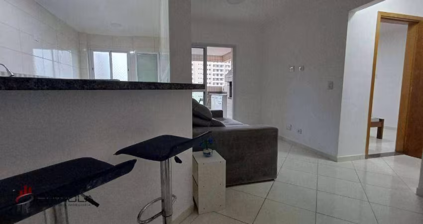Apartamento com 1 dormitório à venda, 60 m² por R$ 385.000,00 - Aviação - Praia Grande/SP