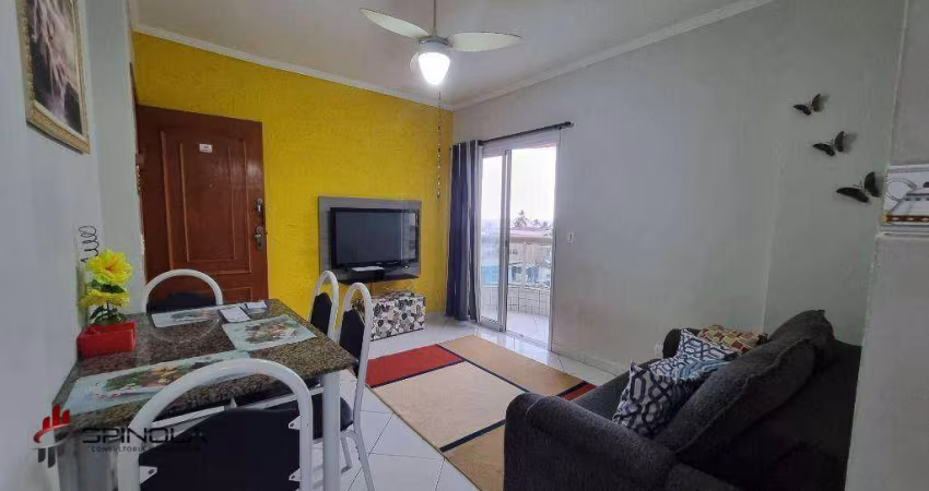 Apartamento com 1 dormitório à venda, 52 m² por R$ 352.000,00 - Tupi - Praia Grande/SP