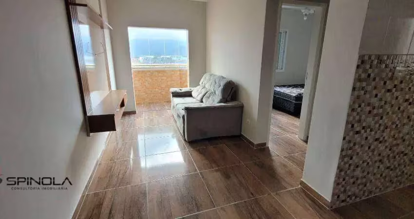 Apartamento com 1 dormitório à venda, 36 m² por r$ 325.000,00 - caiçara - praia grande/sp