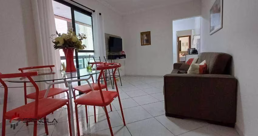 Apartamento com 1 dormitório à venda, 50 m² por r$ 310.000,00 - vila guilhermina - praia grande/sp