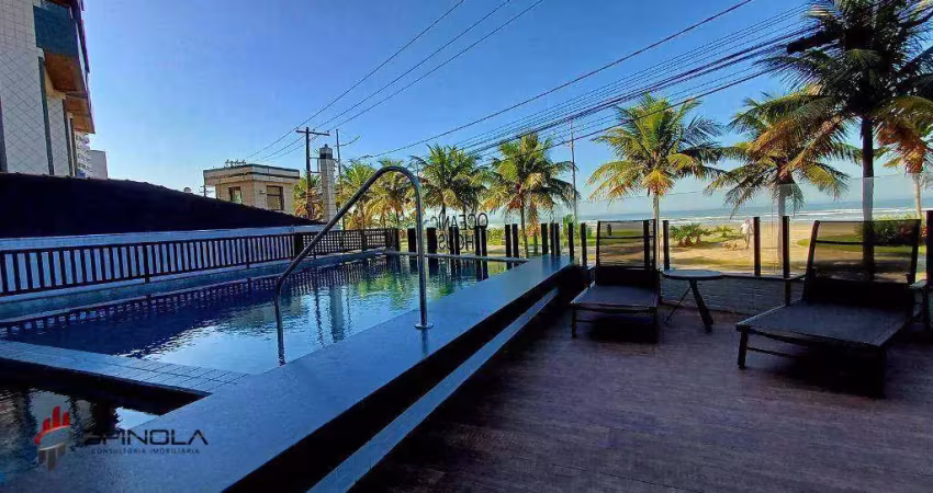 Apartamento com 2 dormitórios à venda, 67 m² por r$ 518.000,00 - maracanã - praia grande/sp