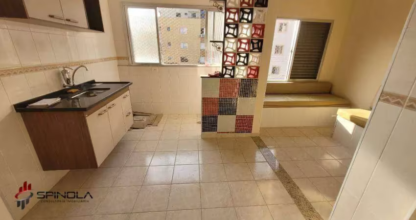 Apartamento com 1 dormitório à venda, 39 m² por r$ 230.000,00 - vila caiçara - praia grande/sp