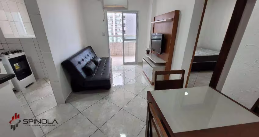 Apartamento com 1 dormitório à venda, 45 m² por r$ 325.000,00 - ocian - praia grande/sp