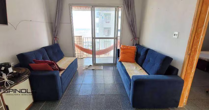 Apartamento com 1 dormitório à venda, 54 m² por r$ 320.000,00 - real - praia grande/sp