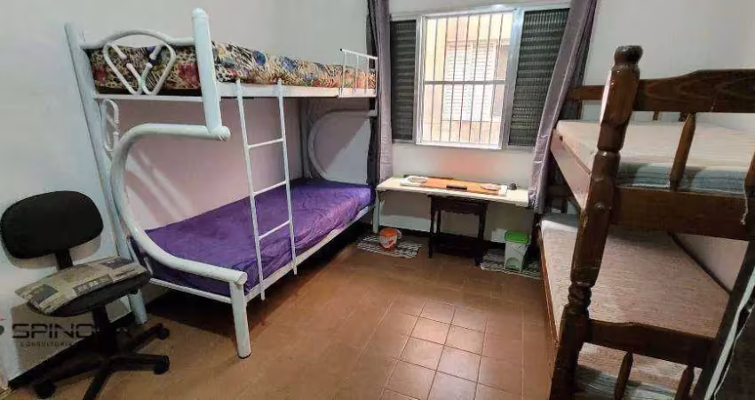Kitnet com 1 dormitório à venda, 34 m² por r$ 180.000,00 - vilamar - praia grande/sp