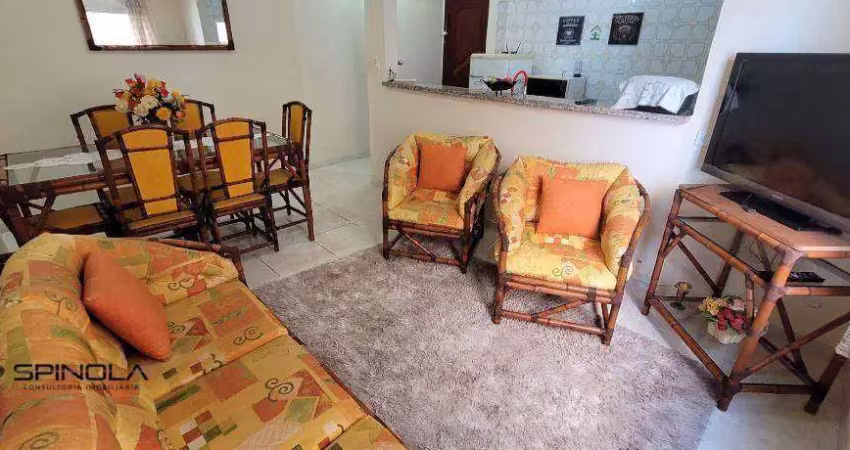 Apartamento com 2 dormitórios à venda, 69 m² por r$ 325.000,00 - balneário flórida - praia grande/sp