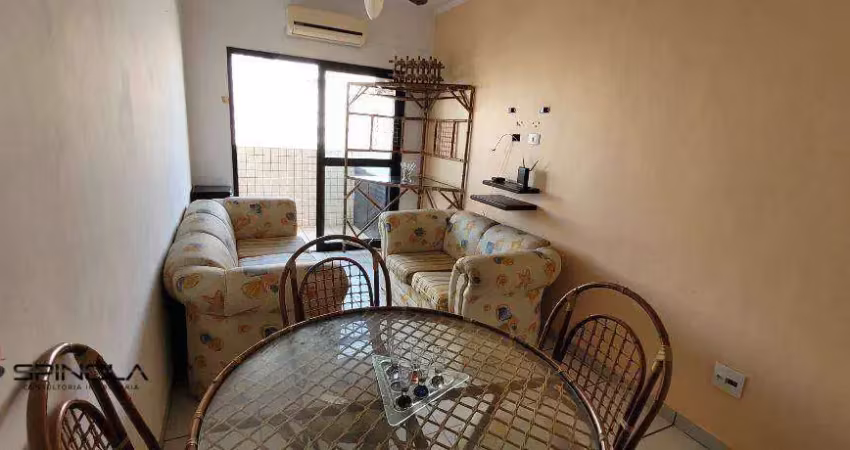 Apartamento com 1 dormitório à venda, 55 m² por r$ 300.000,00 - aviação - praia grande/sp