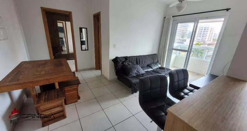 Apartamento com 1 dormitório à venda, 47 m² por r$ 320.000,00 - vila guilhermina - praia grande/sp