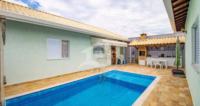 Casa Térrea com Edícula à venda , 3 quarto(s),  sendo 2 suíte(s)  no bairro Cidade Nova Peruíbe, 500 metros da praia, Peruíbe-SP