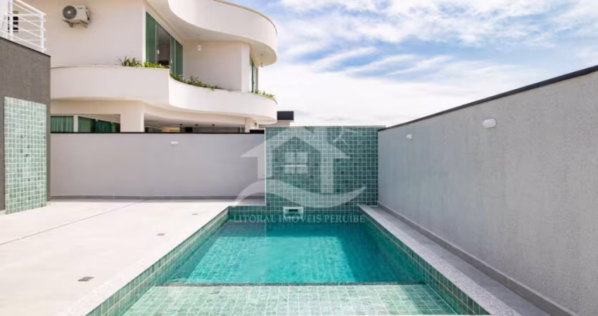 Casa Sobrado à venda , 3 quarto(s),  sendo 3 suíte(s)  no bairro Bougainville Residencial IV, 1000 metros da praia, Peruíbe-SP