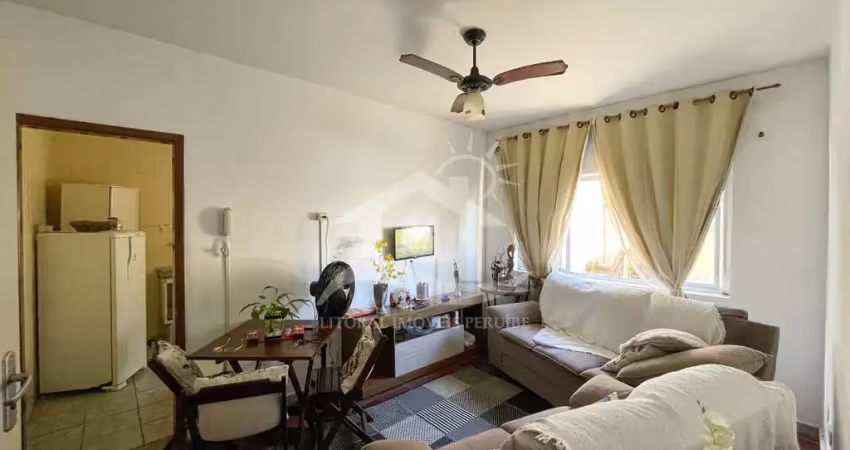 Apartamento térreo à venda , 2 quarto(s),  sendo 0 suíte(s) (edifício jaqueline) no bairro centro, 400 metros da praia, peruíbe-sp