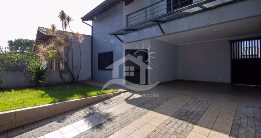 Casa sobrado à venda , 4 quarto(s),  sendo 3 suíte(s)  no bairro josedy, 300 metros da praia, peruíbe-sp