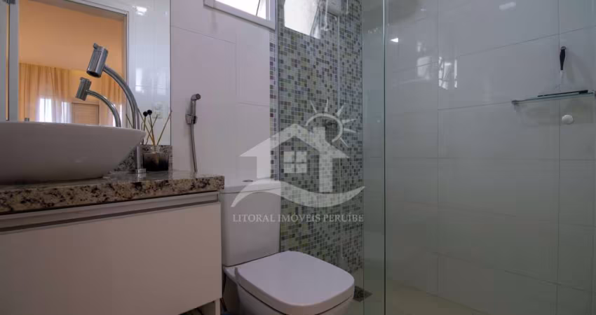 Apartamento Amplo à venda , 2 quarto(s),  sendo 1 suíte(s) (Edifício Jureia) no bairro Centro, 450 metros da praia, Peruíbe-SP
