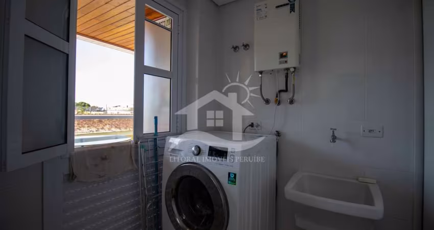 Apartamento Amplo à venda , 2 quarto(s),  sendo 1 suíte(s) (Edifício Granville) no bairro Centro, 400 metros da praia, Peruíbe-SP