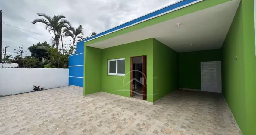 Casa térrea para alugar , 2 quarto(s),  sendo 1 suíte(s)  no bairro jardim brasil, 2000 metros da praia, peruíbe-sp