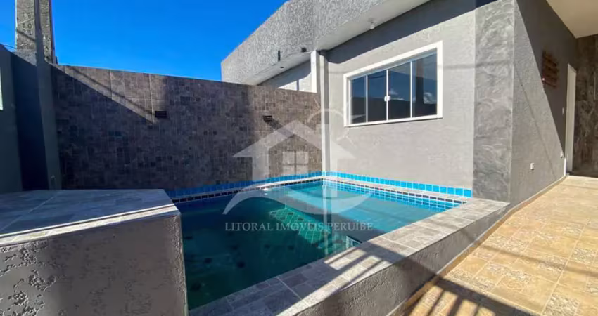 Casa térrea à venda , 2 quarto(s),  sendo 2 suíte(s)  no bairro flora rica, 1400 metros da praia, peruíbe-sp
