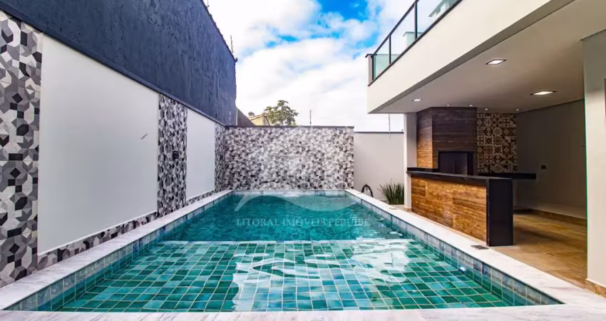 Casa assobradada à venda , 4 quarto(s),  sendo 3 suíte(s)  no bairro são josé, 700 metros da praia, peruíbe-sp