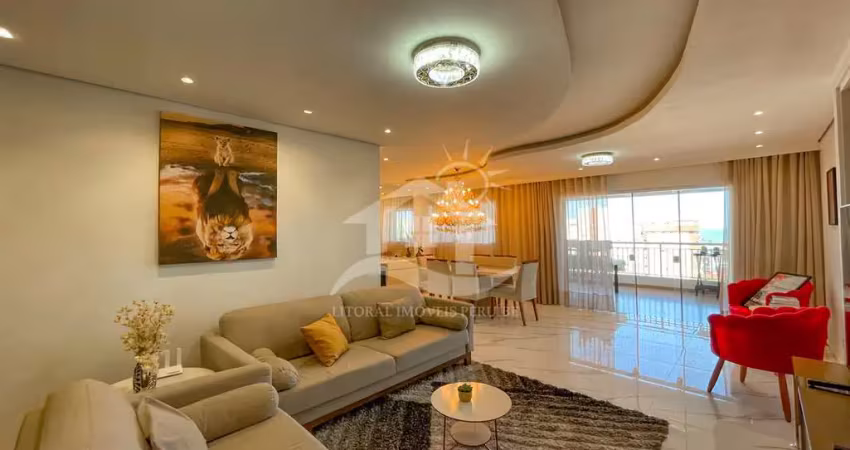 Apartamento amplo à venda com piscina, 3 quarto(s),  sendo 2 suíte(s) (edificio florenville) no bairro centro, 550 metros da praia, peruíbe-sp