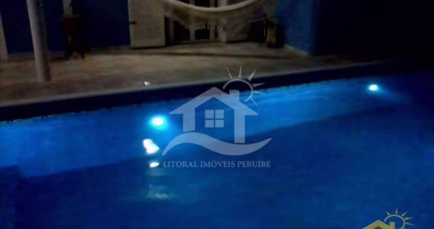 Casa SOBRADO à venda com piscina, 3 quarto(s),  sendo 3 suíte(s)  no bairro Belmira Novaes, 0 metros da praia, Peruíbe-São Paulo