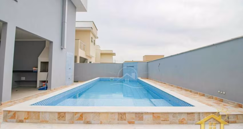 Casa Sobrado à venda com piscina, 3 quarto(s),  sendo 3 suíte(s)  no bairro Bougainville Residencial IV, 0 metros da praia, Peruíbe-SP