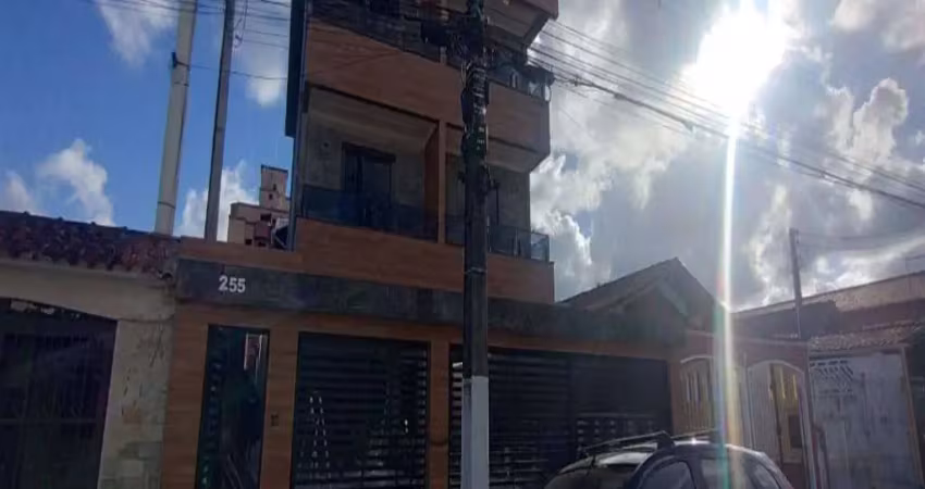 Sobrado com 2 dormitórios à venda, 77 m² por r$ 350.000,00 - caiçara - praia grande/sp