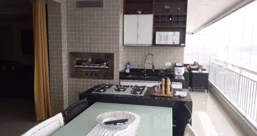 Apartamento com 3 dormitórios 4 vagas  à venda- aviação - praia grande/sp