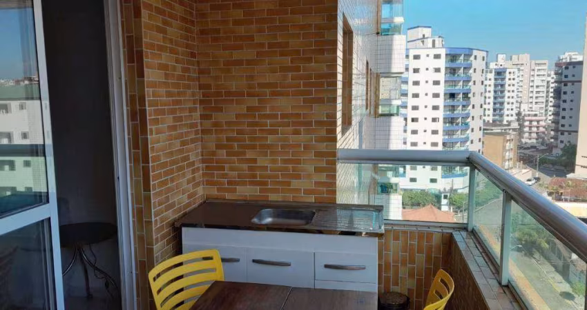 Apartamento com 2 dormitórios para alugar, 74 m² por R$ 2.700,00 mês - Ocian - Praia Grande/SP