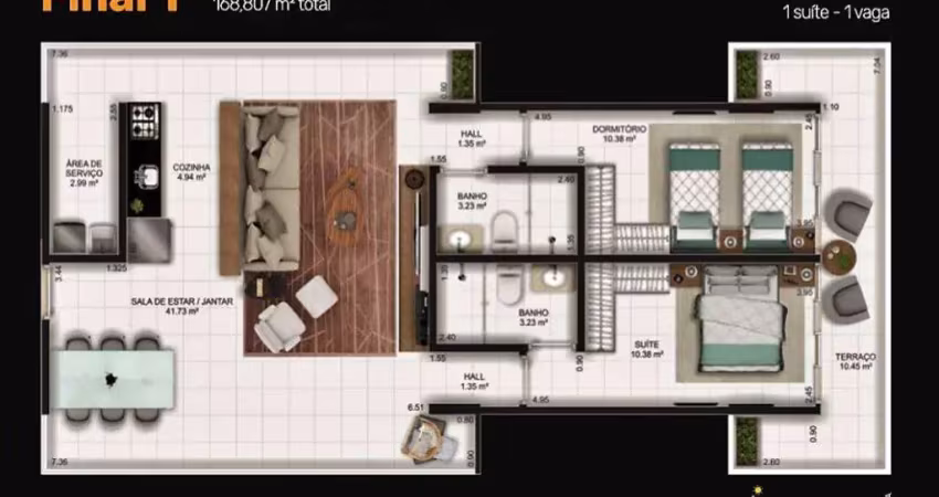 Apartamento com 2 dormitórios 1 suíte na guilhermina!!!