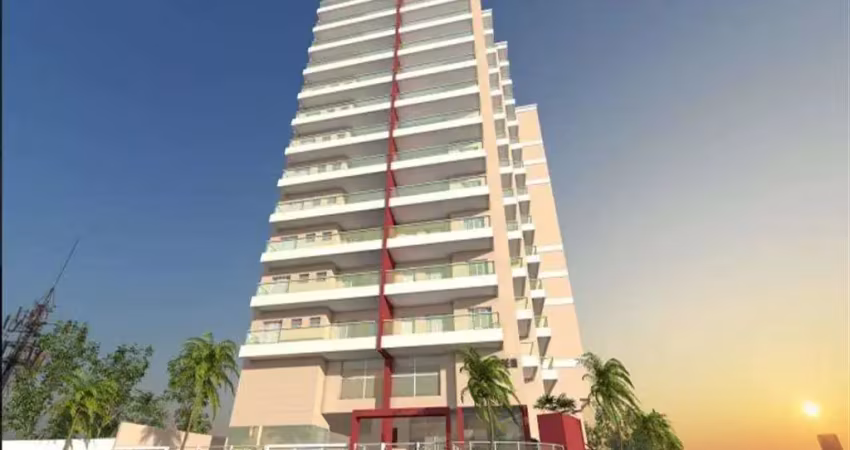 Apartamento com 1 dormitório à venda, 58 m² por r$ 240.000,00 - caiçara - praia grande/sp