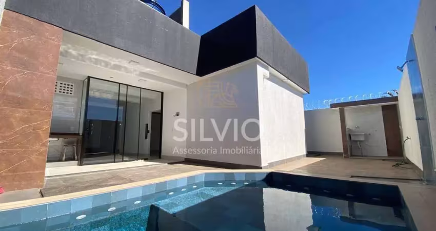 Casa nova em condomínio fechado, com 3 suítes e lazer, arniqueira