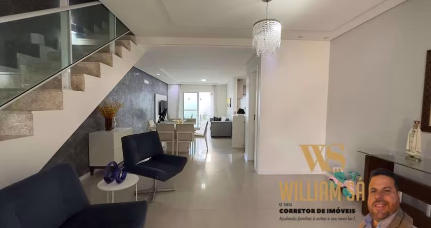 Casa Duplex 3 Suites 2 varandas 2 vagas rua privativa 127metros quadrados próximo ao centro do Eusébio Ceará