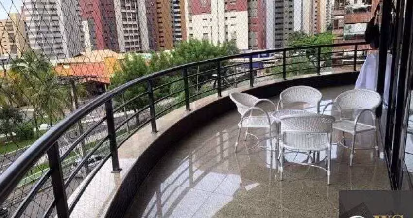 Apartamento padrão 4 suítes closet 4 vagas em frente o círculo militar vista mar projetado no meireles em fortaleza ceará