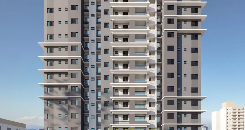 Apto em construção, com 2 ou 3 quartos, varanda gourmet com churrasqueira