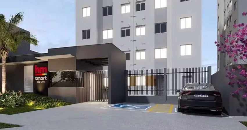 Hm smart zike tuma | construtora hm | construção | 36 metros | 02 dormitórios | sem varanda e vaga