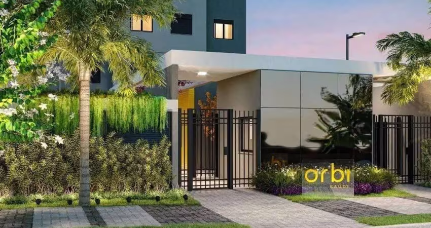 Orbi saúde | construtora vitta urbana | pronto | 24 metros | 01 suíte | com varanda | sem vaga