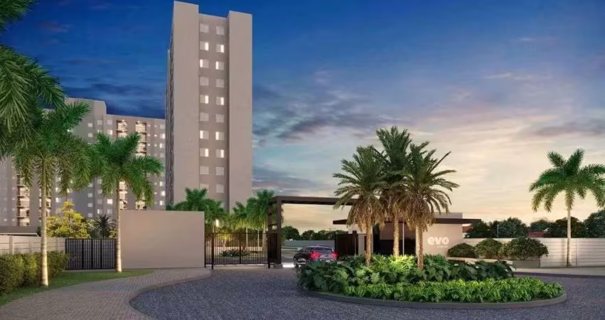 Evo residencial | construtora longitude | construção | 49 metros | 02 dormitórios | suíte | varanda | 02 vagas