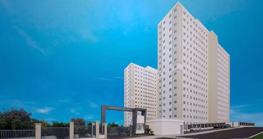 Residencial San Levi | Construtora MRV | Construção | 37 metros | 02 dormitórios | sem varanda | 01 vaga