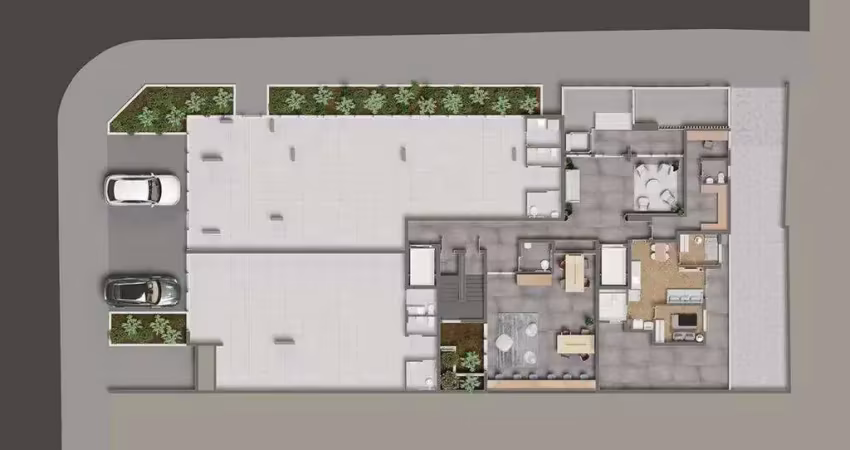 Praça vigário | construtora rhf | construção | 40 metros | 02 dormitórios | com varanda | 01 vaga