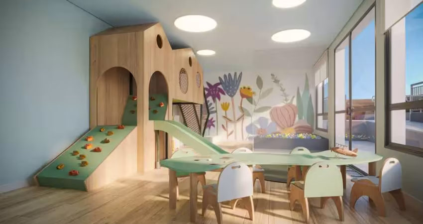 Bosque santa cruz home space | construtora diálogo | construção | 45 metros | 02 dormitórios | suíte | sem vaga