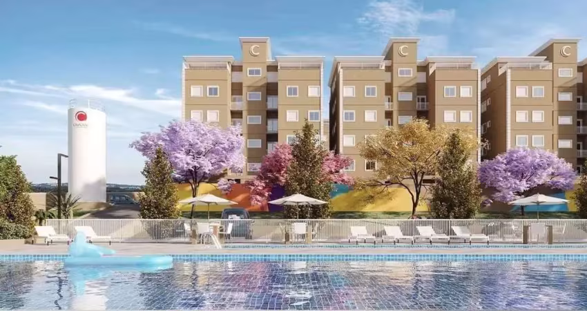 Parque das flores | construtora cavazani | construção | 42 metros | 02 dormitórios | varanda | 01 vaga