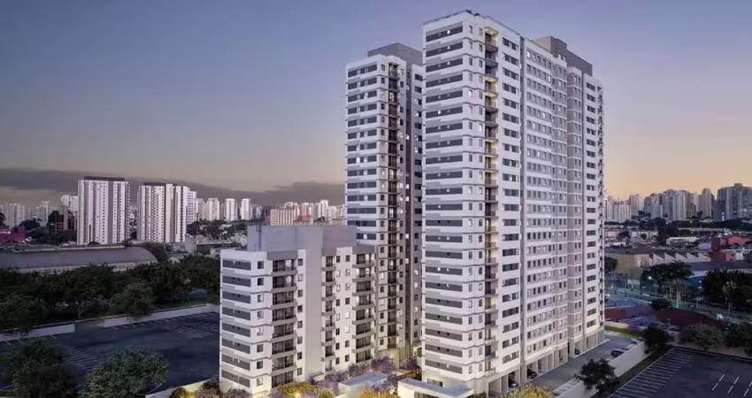 Cidade lapa pompéia | construtora cury | lançamento | 46 metros | 02 dormitórios | suíte | com varanda | 01 vaga