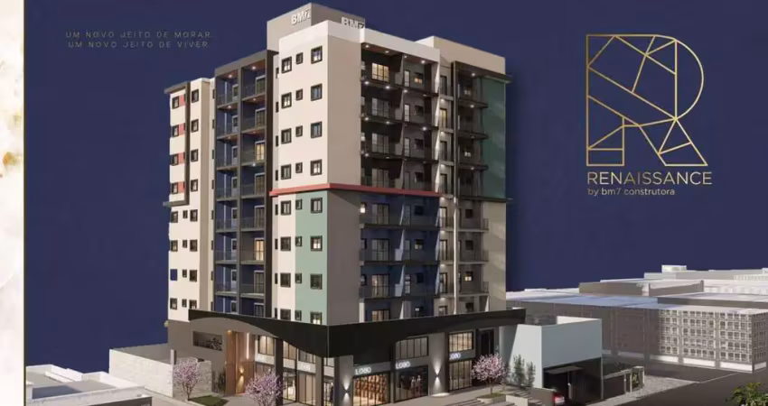 Reinaissance by bm7 | construtora bm7 | lançamento | 57 metros | 02 dormitórios | suíte | varanda gourmet | 01 vaga