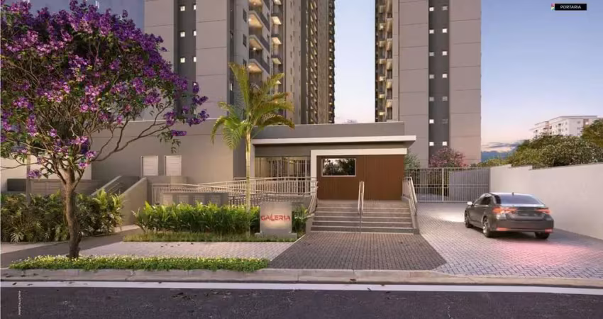 Galleria santa marina | construtora cury | construção | 32 metros | 02 dormitórios | sem varanda e vaga