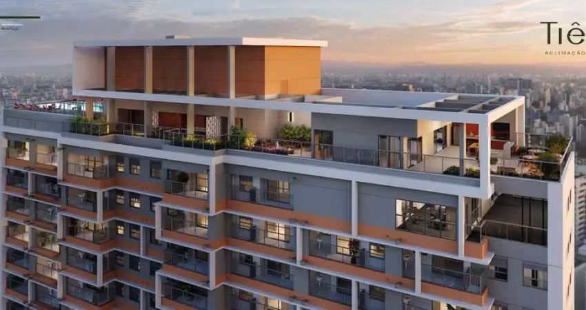 Tiê aclimação | construtora shpaisman | construção | 31 metros | 01 suíte | com varanda | sem vaga