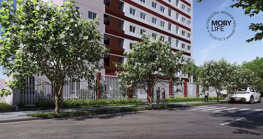 Moby life pacaembu | construtora one | construção | 29 metros | 02 dormitórios | varanda | sem vaga