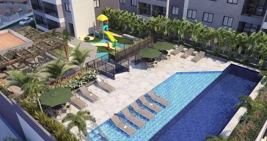 Kazzas park nova atlântica | construtora kazzas | construção | 37 metros | 02 dormitórios | varanda | sem vaga