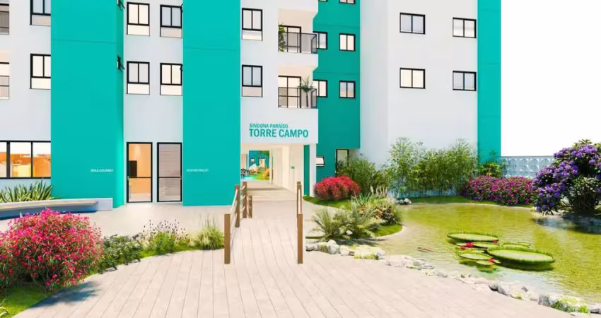 Sindona paraíso | construtora sindona | construção | 66 metros | 03 dormitórios | suíte | varanda | 01 vaga