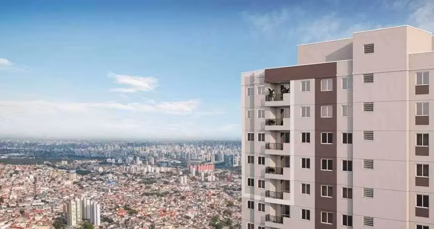 Dez limão | construtora cury | construção | 44 metros | 02 dormitórios | suíte | varanda | 01 vaga